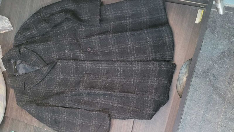 woMen's Plaid Wool Blend Blazer