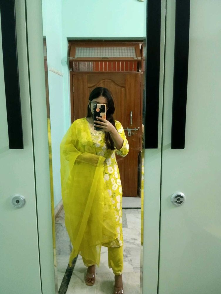 Vibrant Yellow Kurta Set