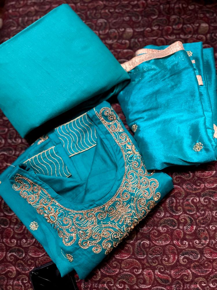 Festive Looking Kurta Sets With Pant &amp; Dupatta