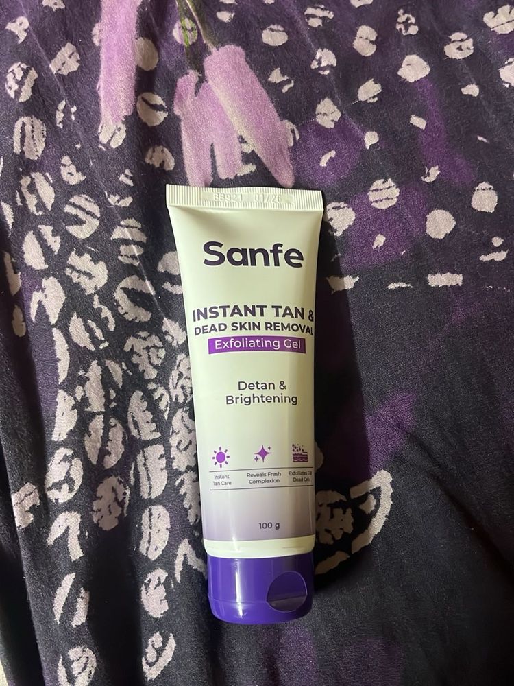 Sanfe Instant Tan &amp; Dead Skin Removal Gel