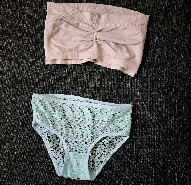 Comfortable Panty &amp; Bandeau Set