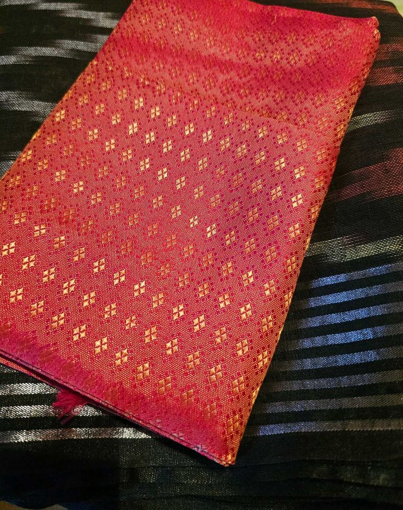 black ikkat saree
