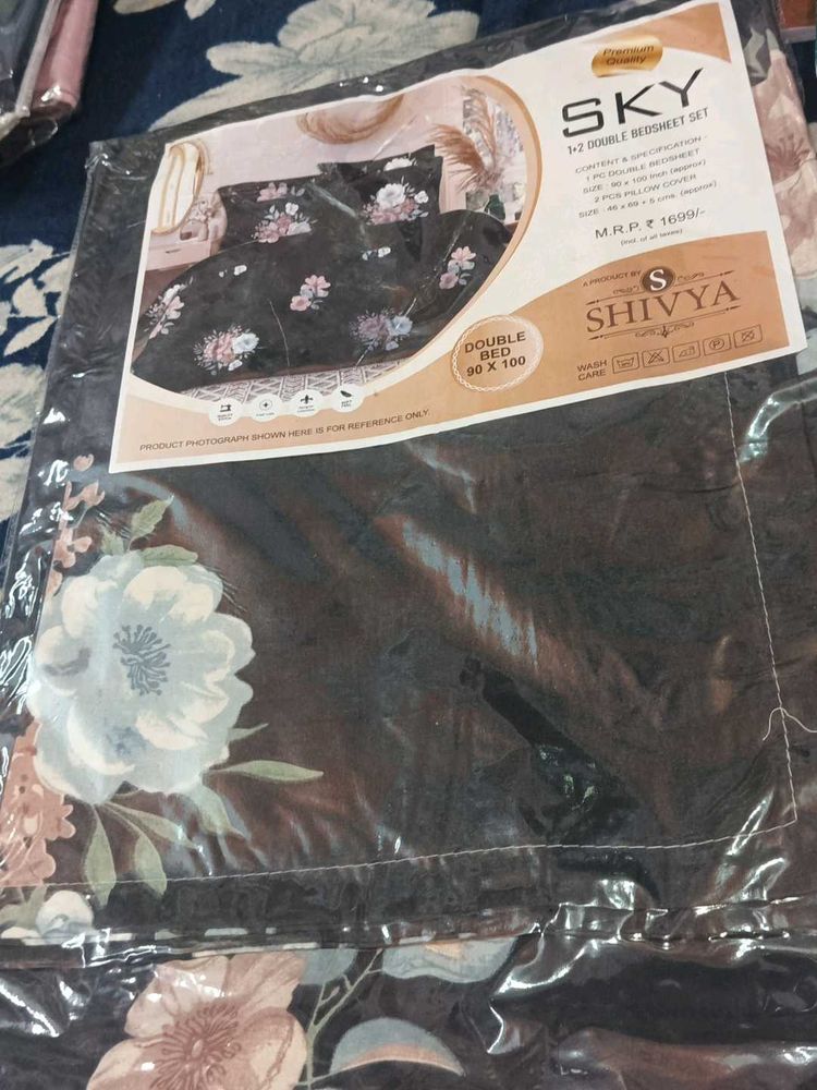 Floral Double Bedsheet Set