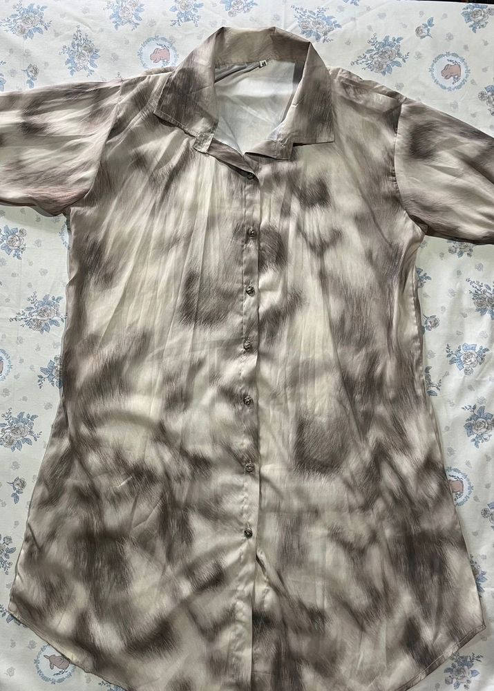 Stylish Tie-Dye Oversized Shirt