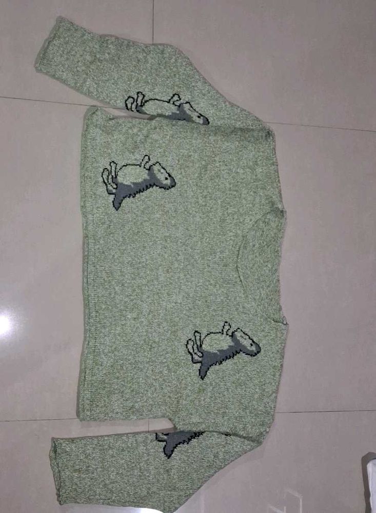 Cute Sheep Print Sweater