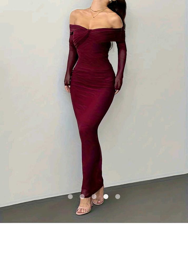 Savana Off shoulder bodycon dress