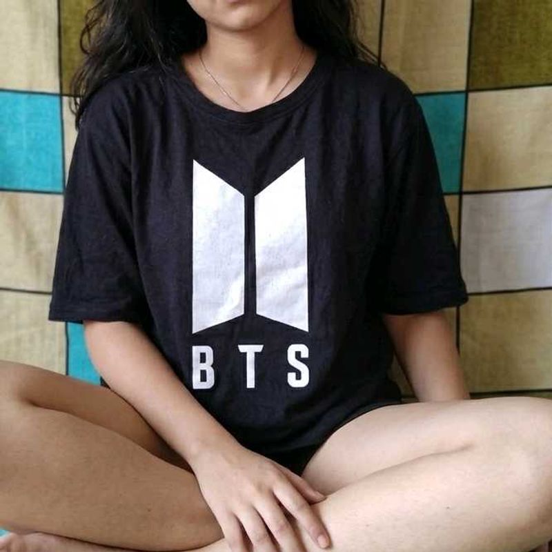 BTS Graphic Black T-Shirt