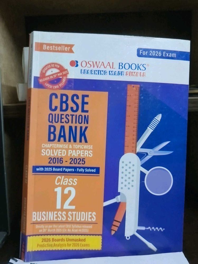 oswaal Bst Class 12 New Edition Book