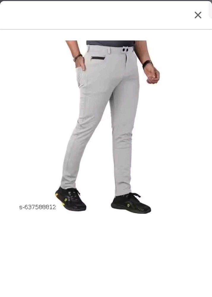 COMBRAIDED Men's Grey Athletic Pants