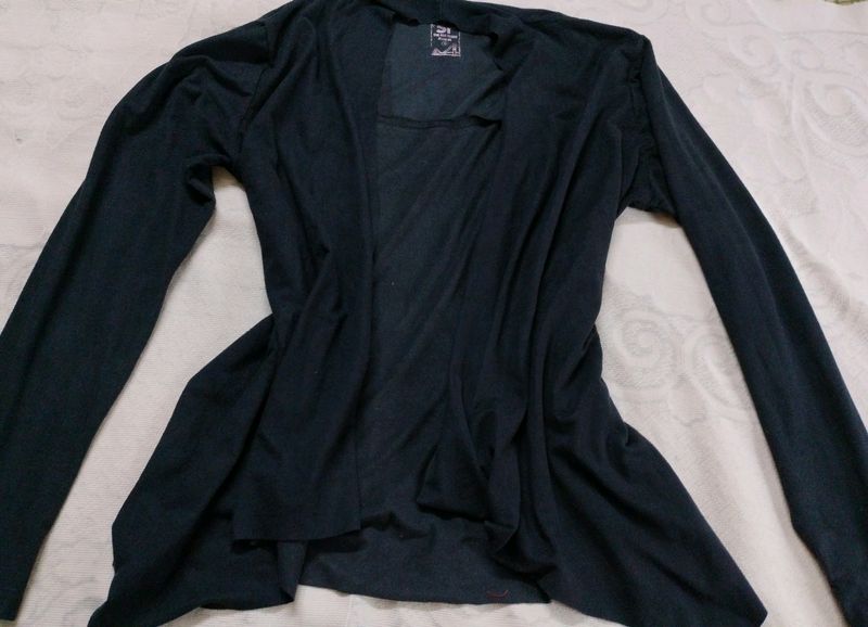 Velvet Assymetrical Shrug