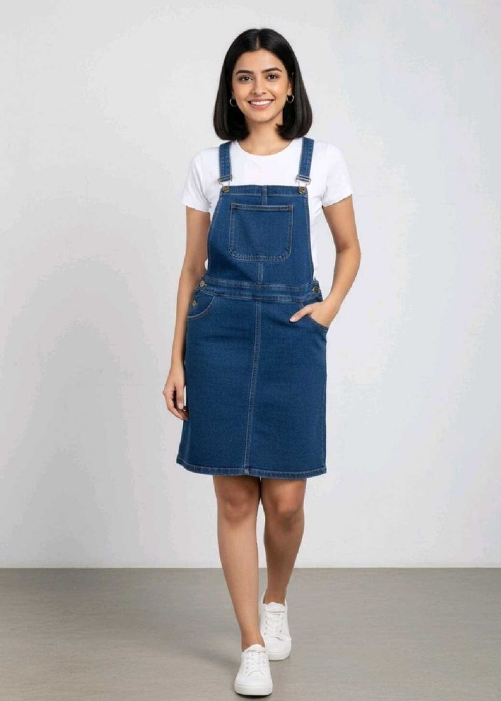 Blue Dungree Denim For 32 Bust, 30 Waist
