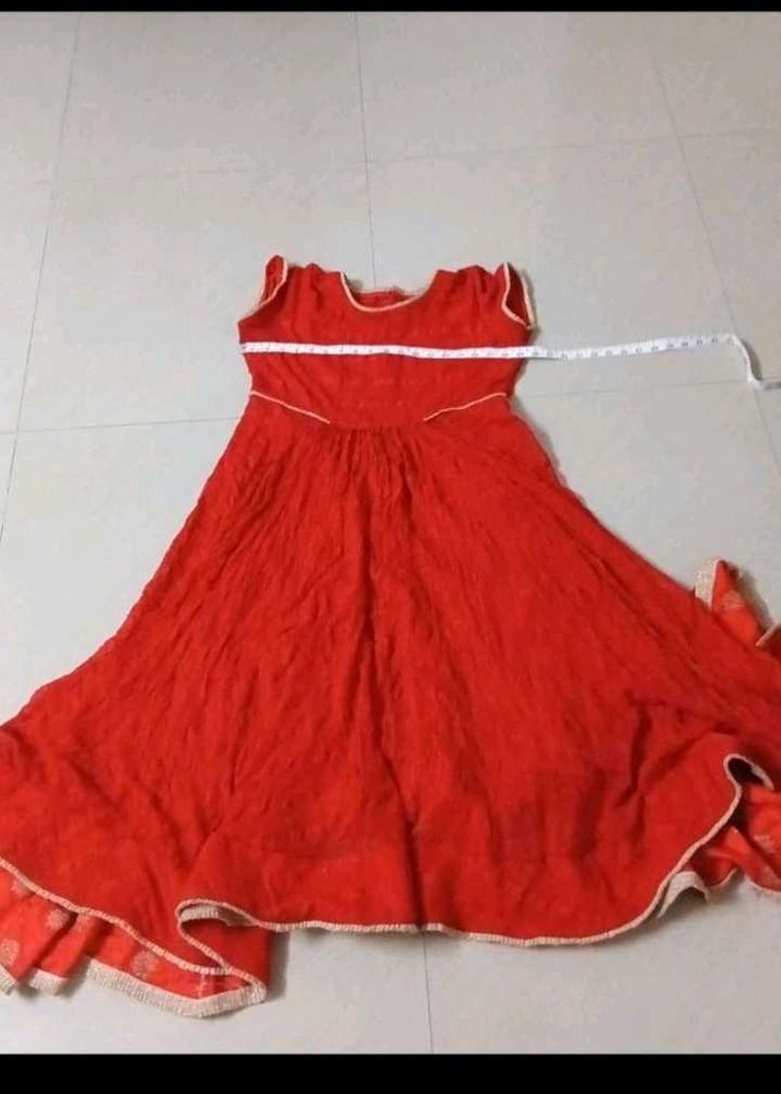 Elegant Red Anarkali Gown just 4 reference Iweared