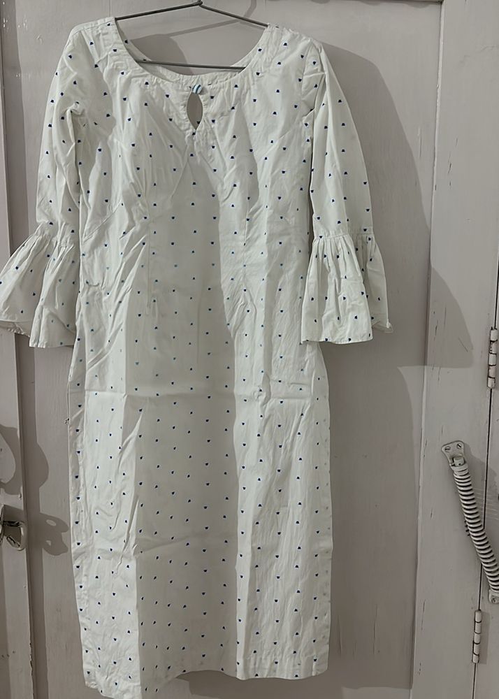 Cotton Suit Set Stitched With Hands Interlocked