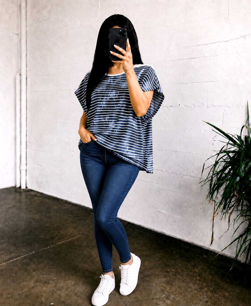 Striped Relaxed Fit Top