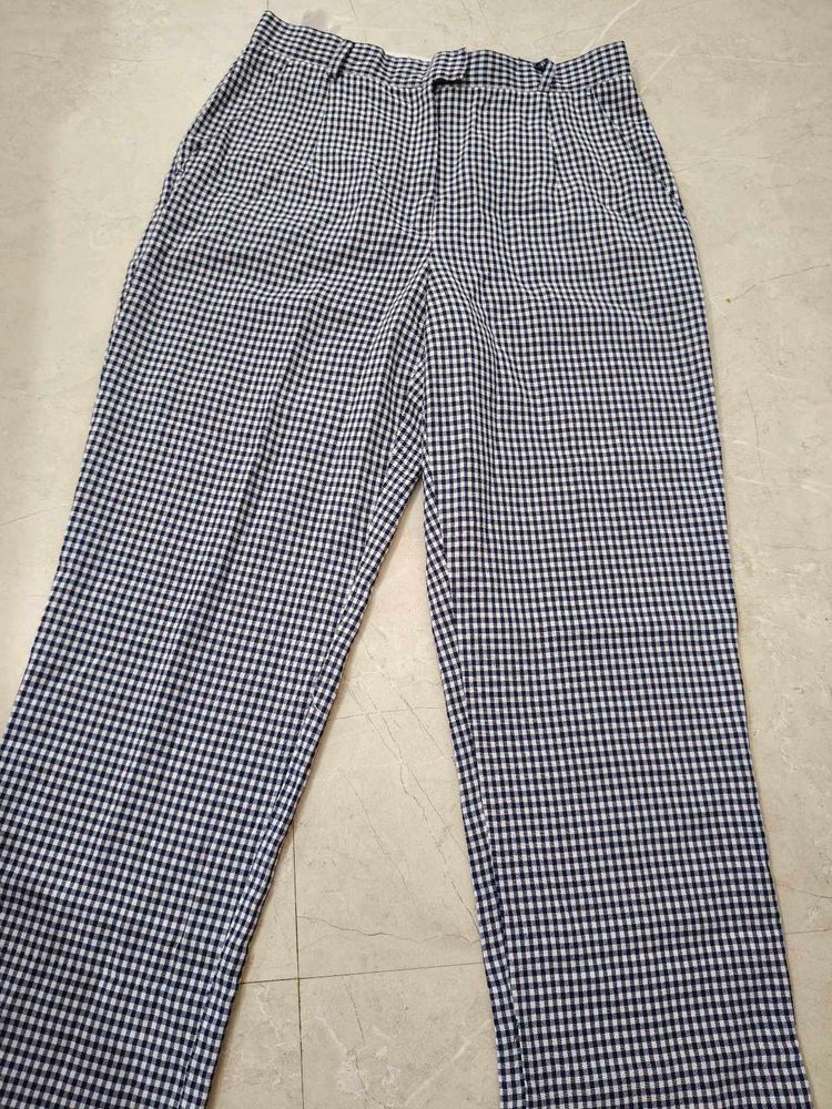 Gingham Checkered Pants