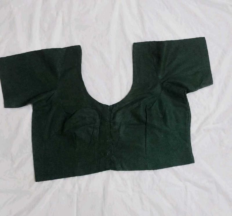 Elegant Dark Green Blouse