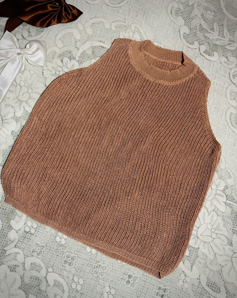 Cozy Knit Sleeveless Top