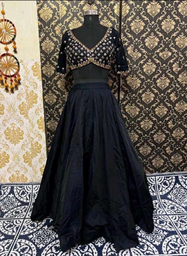 Elegant Black Lehenga Choli Set