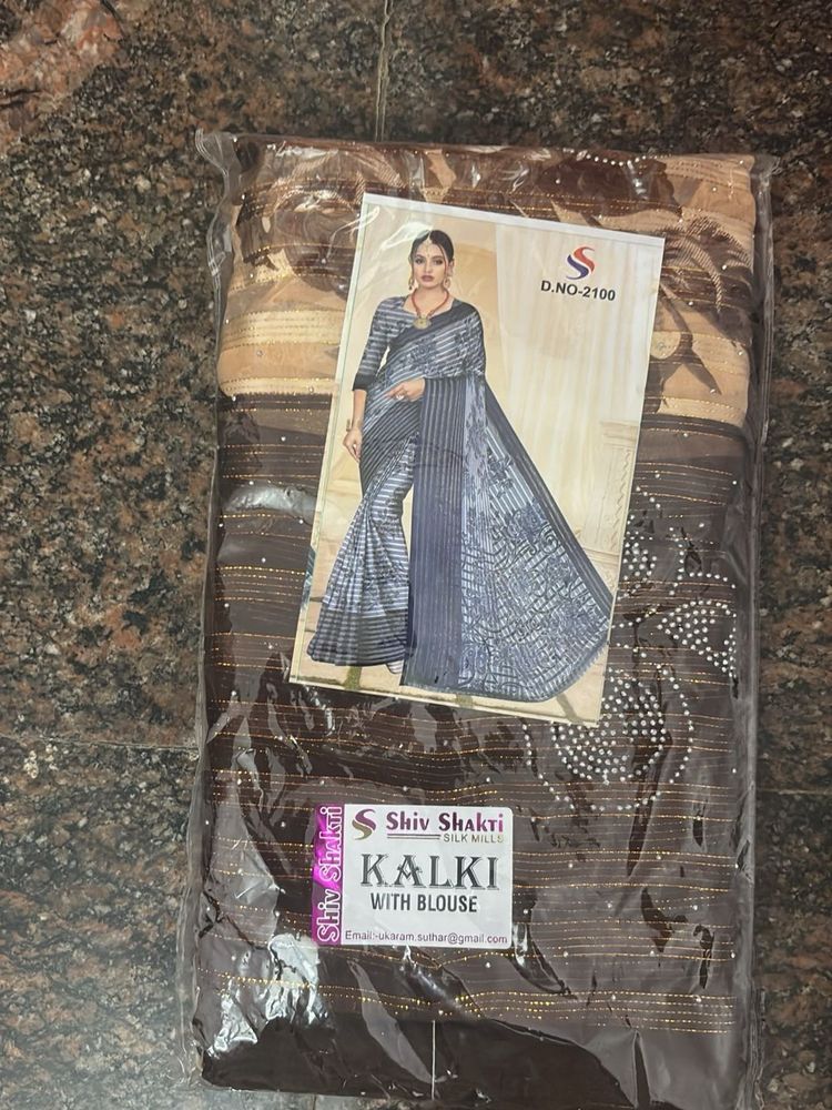 Shiv Shakti Silk Mills Saree with Blouse