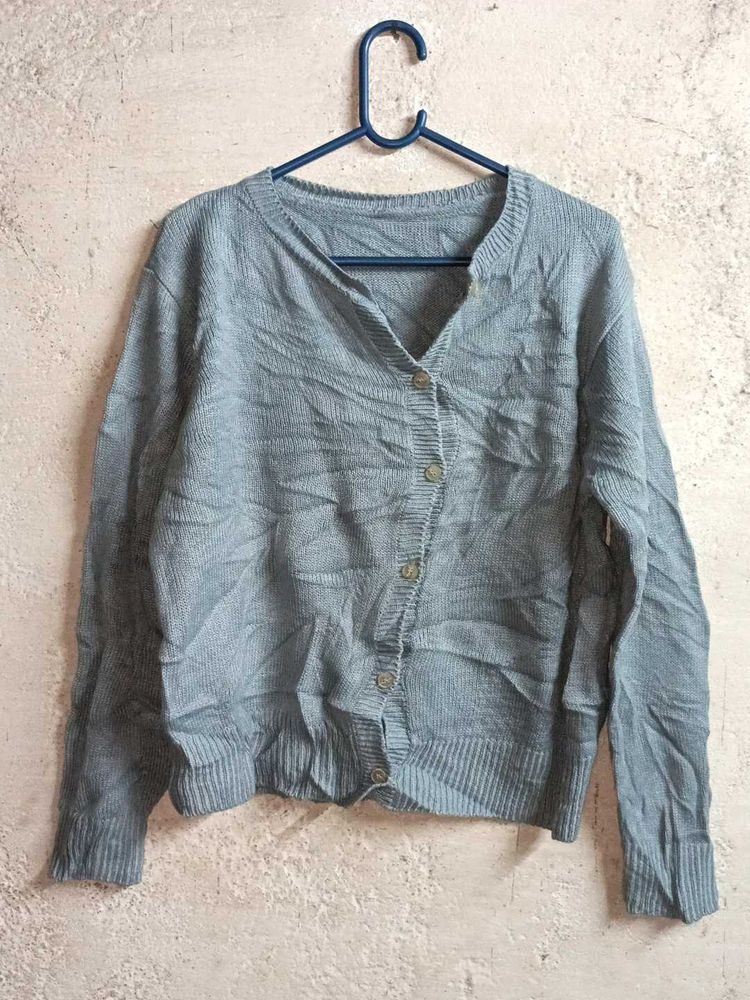 Winter Fashion Button-Up Cardigan