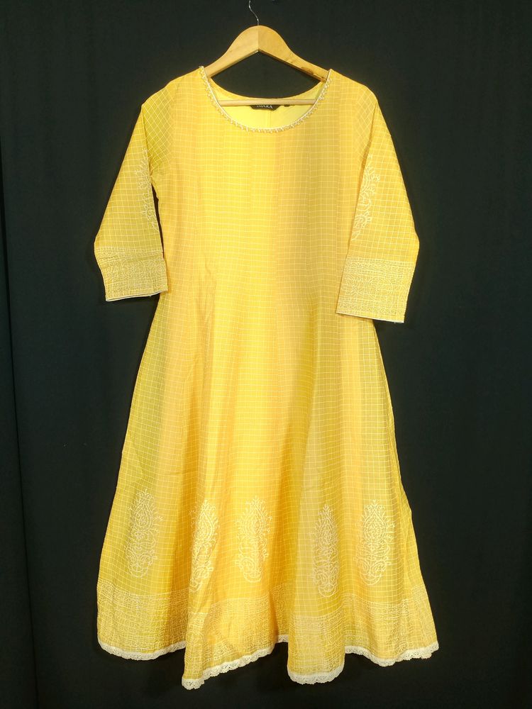 Imara Yellow Printed Women's Kurta