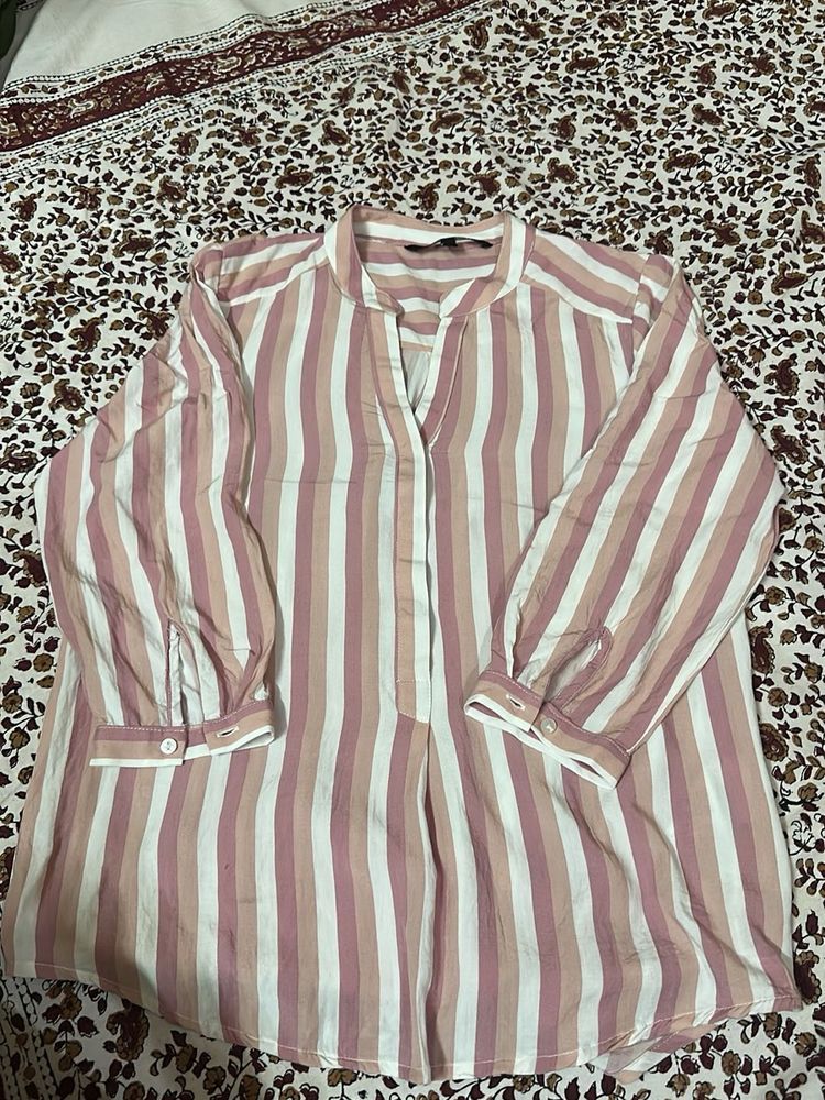 Striped Tunic Top