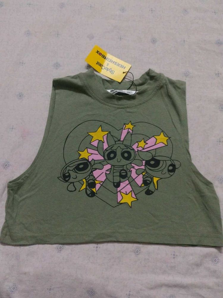 Powerpuff Girls Cropped Tank