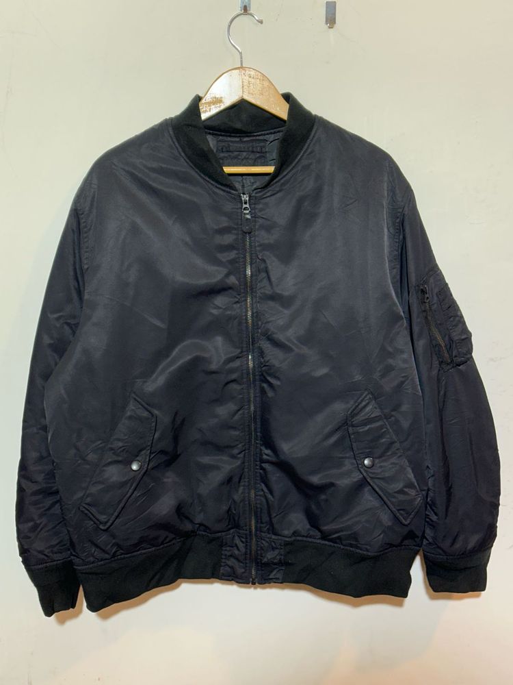 Black Bomber Jacket