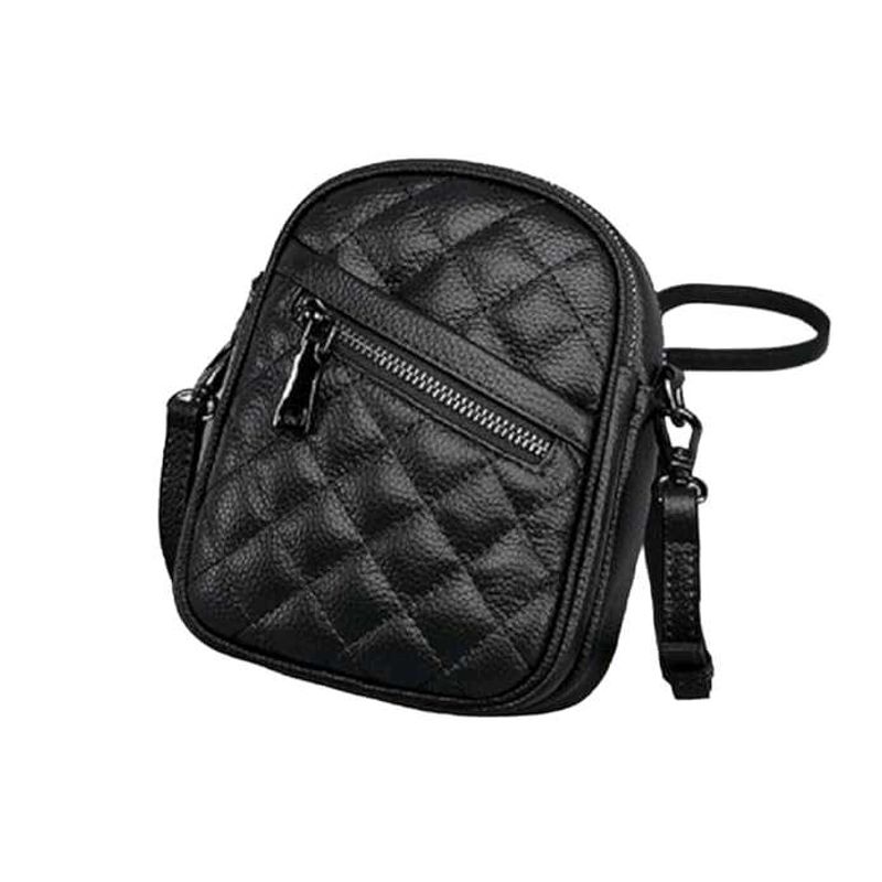 Quilted Black Crossbody Bag