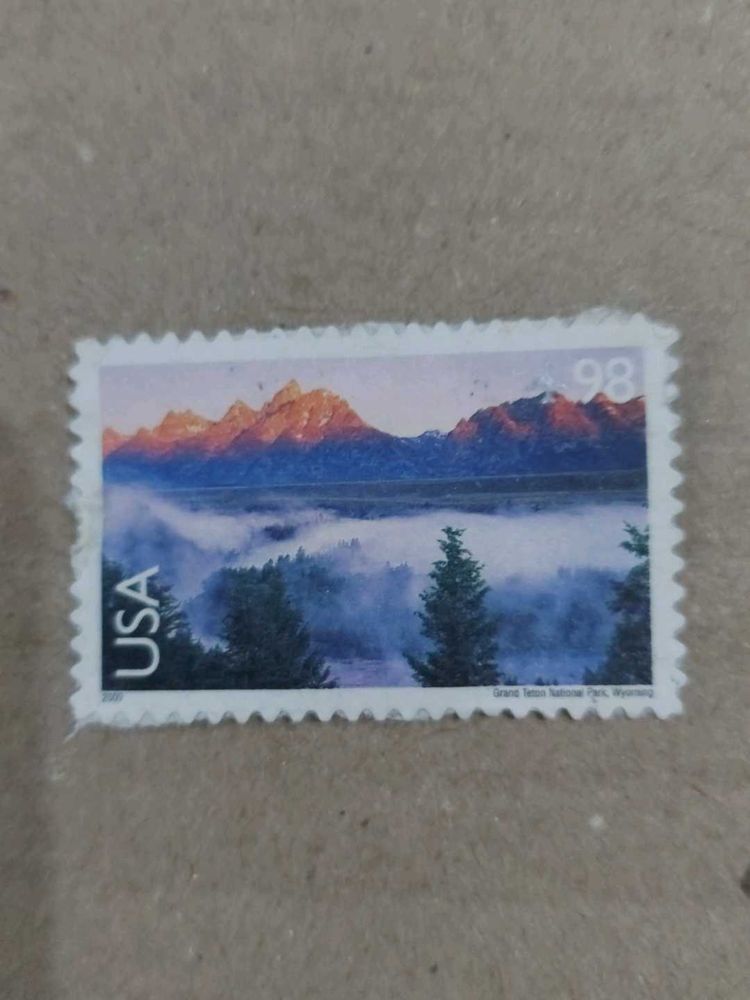 USA Postage Stamps - Grand Teton National Park