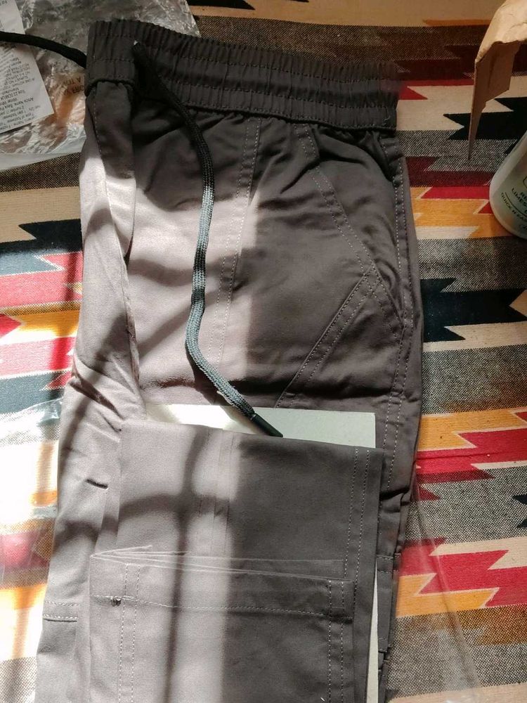 Comfortable Grey Cargo Pants