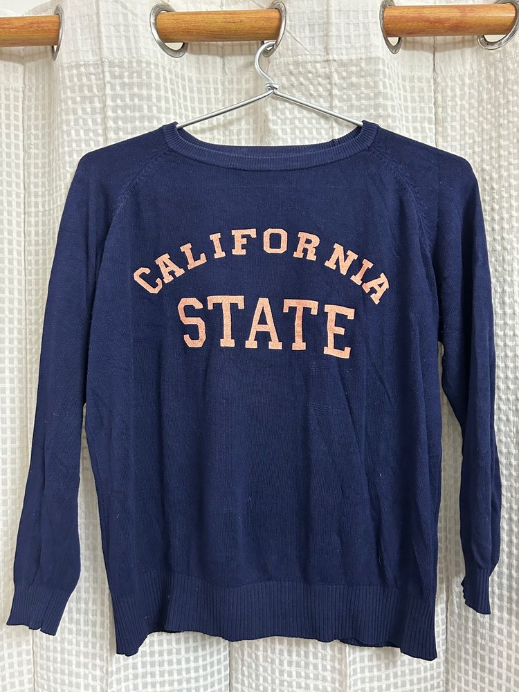 H&amp;M navy blue top