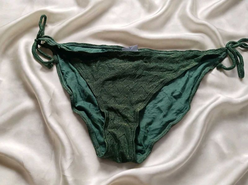 Sparkly Green Bikini Bottom