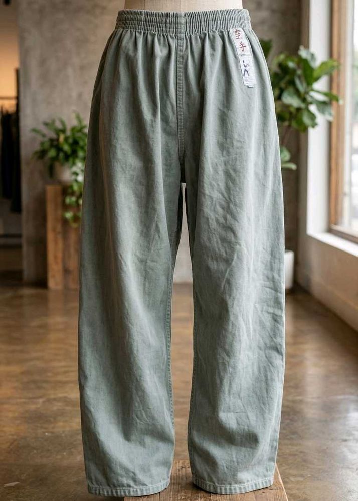 GENE SPORTS Wide-Legs soft denim Pants