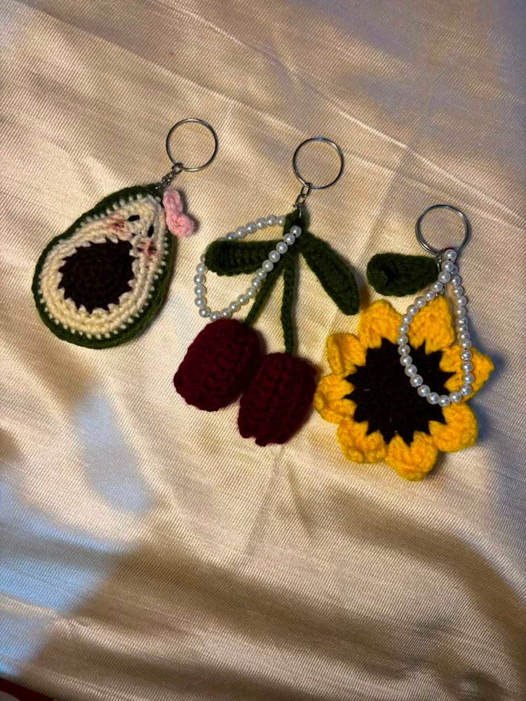 🧶Crocheted Keychain ✨