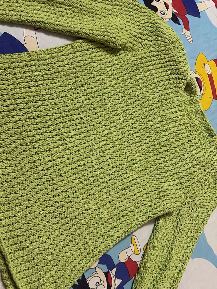 Lime Green Knit Sweater