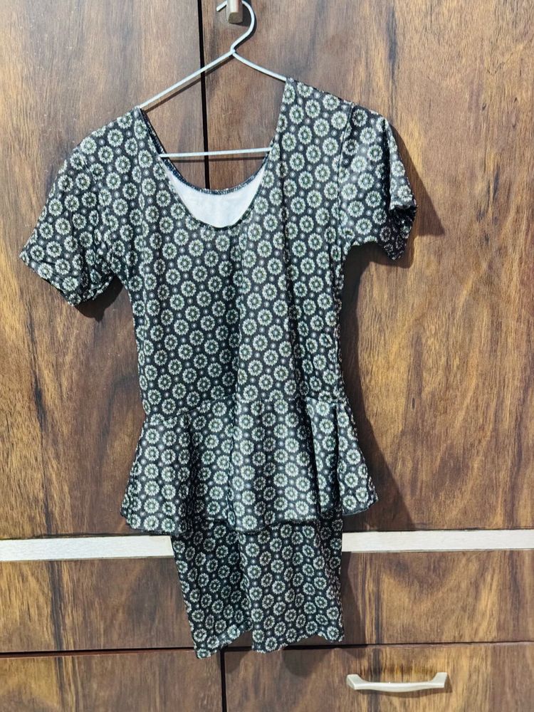 Swimming Dress Black