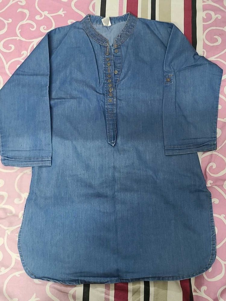 Denim Kurta for Women