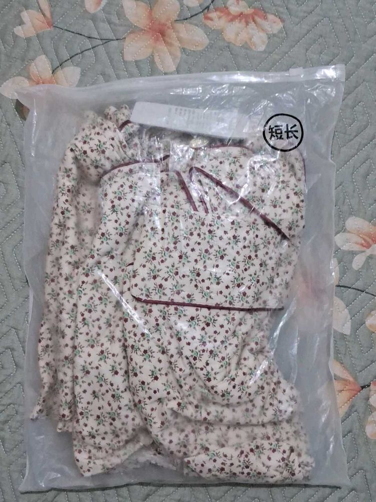 Floral Print Pajama Set