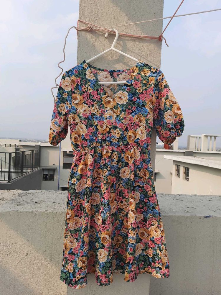 Rio Floral Pinteresty Dress Women