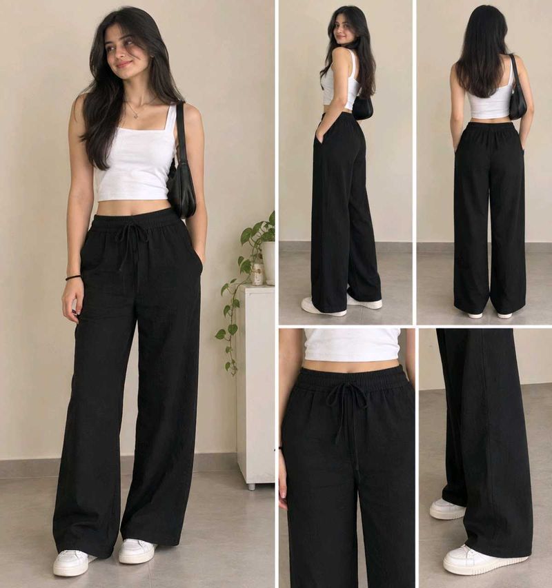 Black Wide Leg Pants