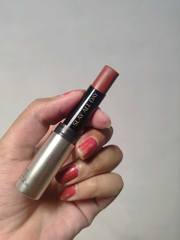 Nykaa Slay All Day Lipstick - Warm Nude