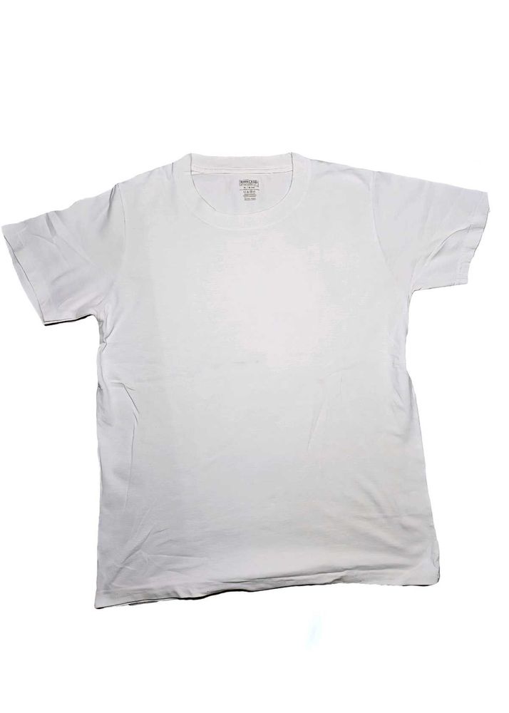 Classic White Crew Neck T-Shirt