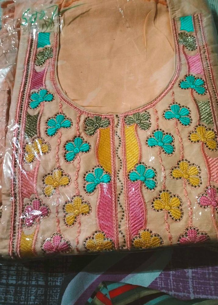 Embroidered Kurta Set for Women with dupatta