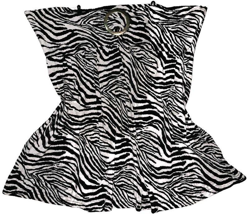 Stylish Zebra Print Mini top