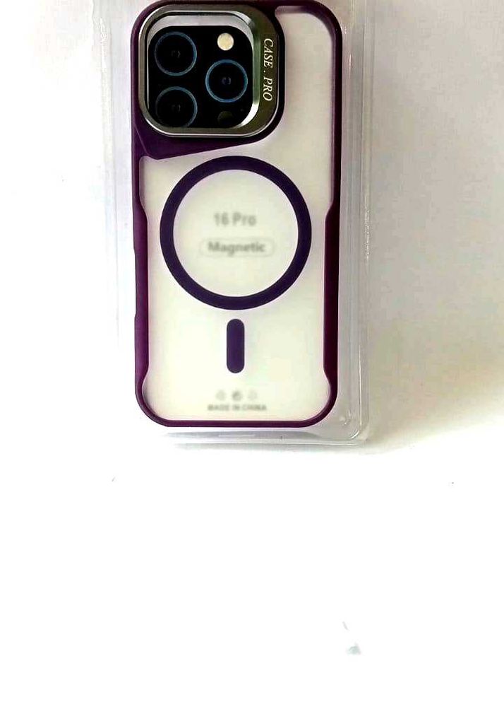 16pro Purple Magnetic Phone Case