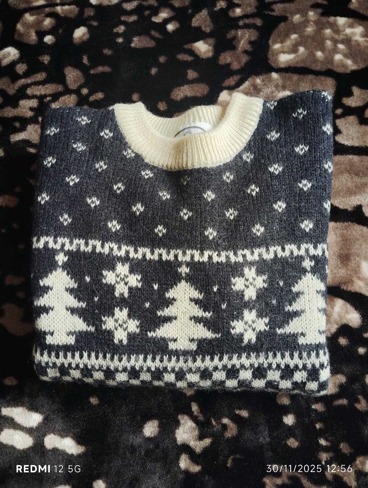 Nordic Double Knitted Vibe Cozy Sweater