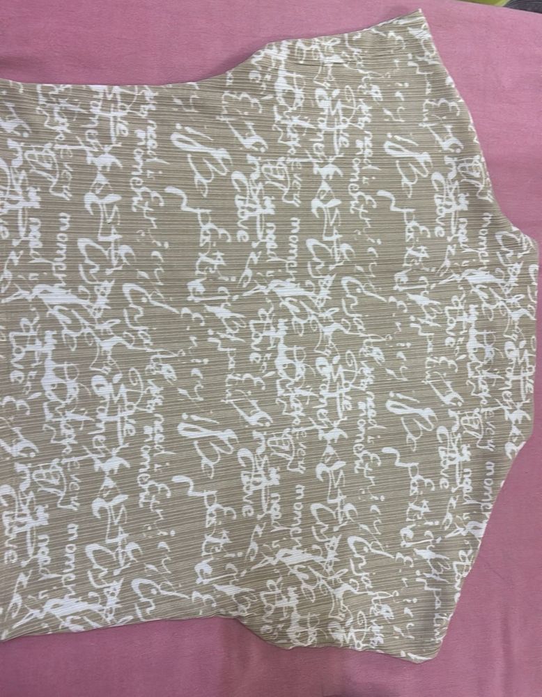 Unique Graphic Print Top