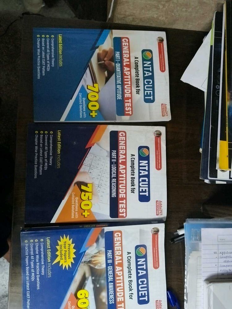 NTA CUET General Aptitude Books