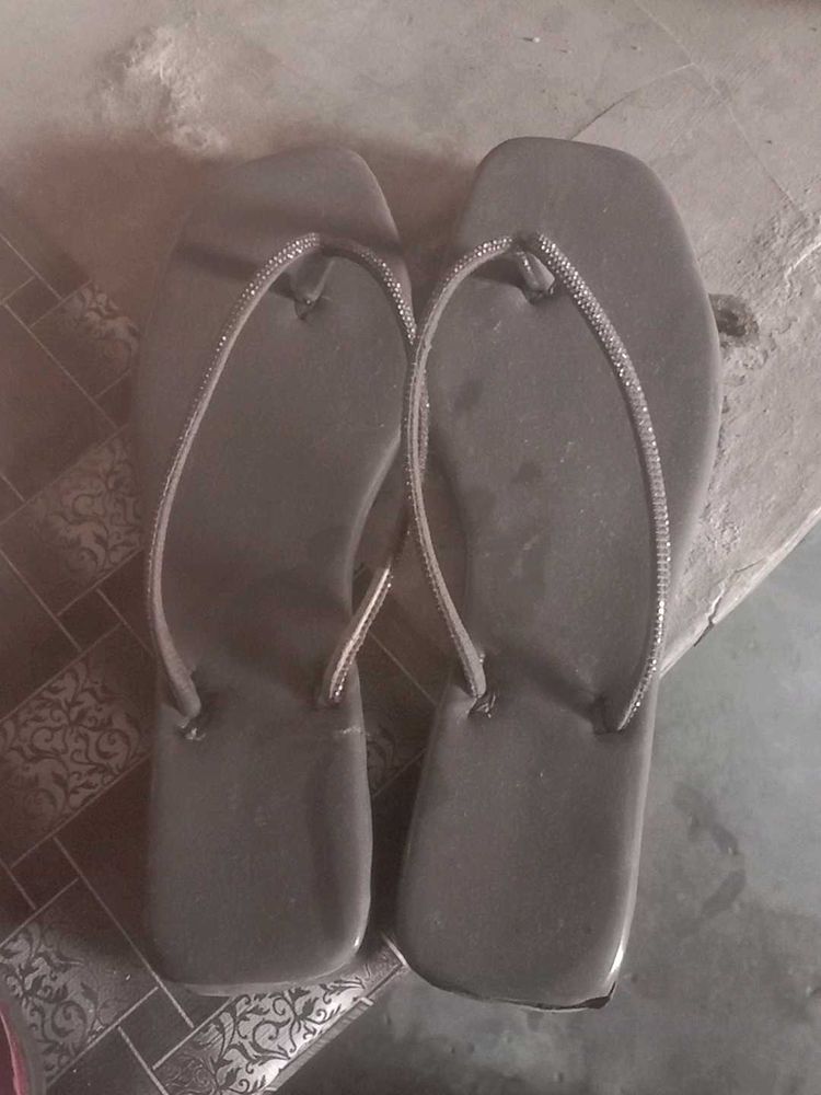 Stylish Embellished Flip-Flops